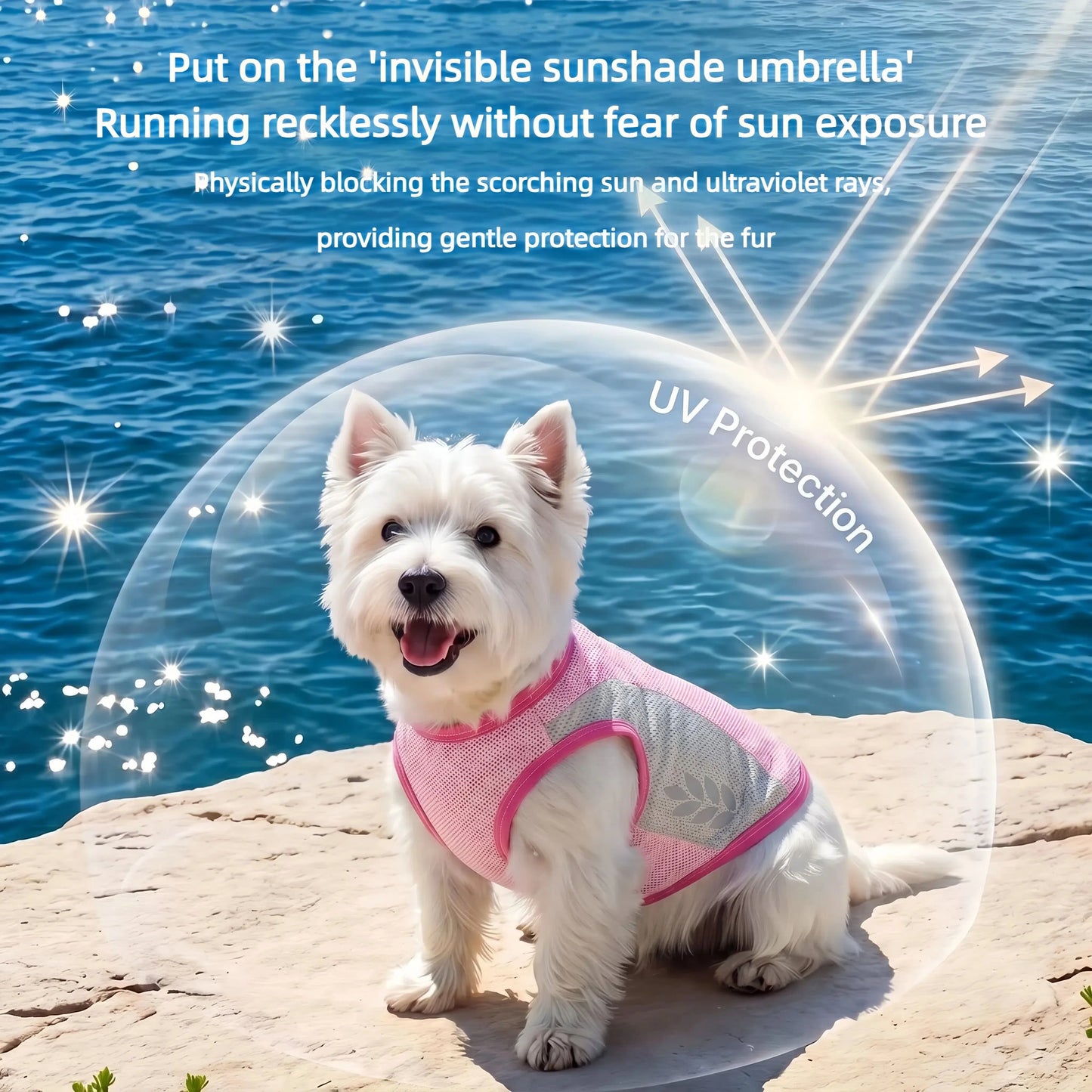 Reflective Cooling Vest for Dogs & Cats