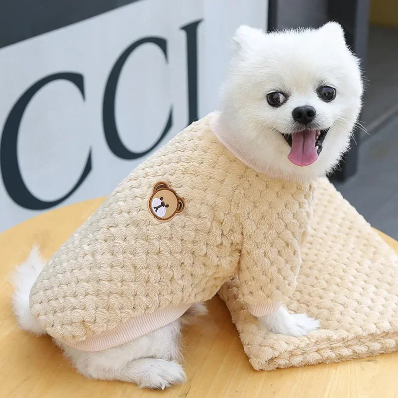 Manteau pull chaud pour chiot | Pull d'automne-hiver pour chiens et chats de petite taille