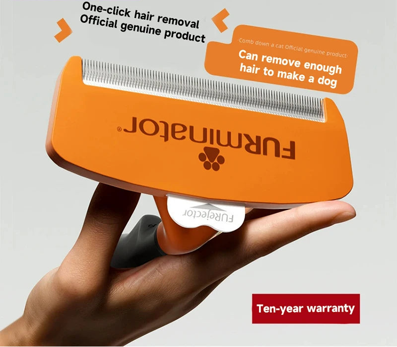 Pet Deshedding Grooming Brush for Dogs & Cats