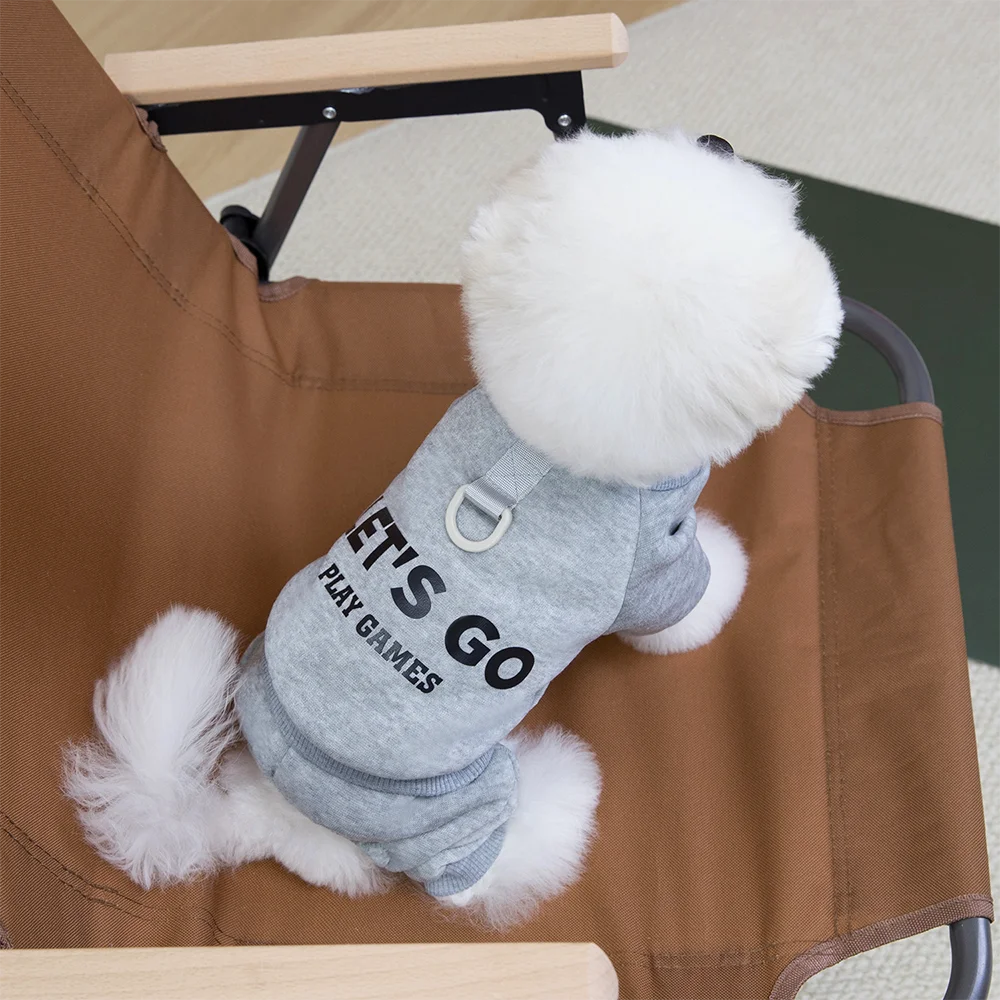 Thickened Dog Hoodie Jumpsuit for Small & Medium Dogs