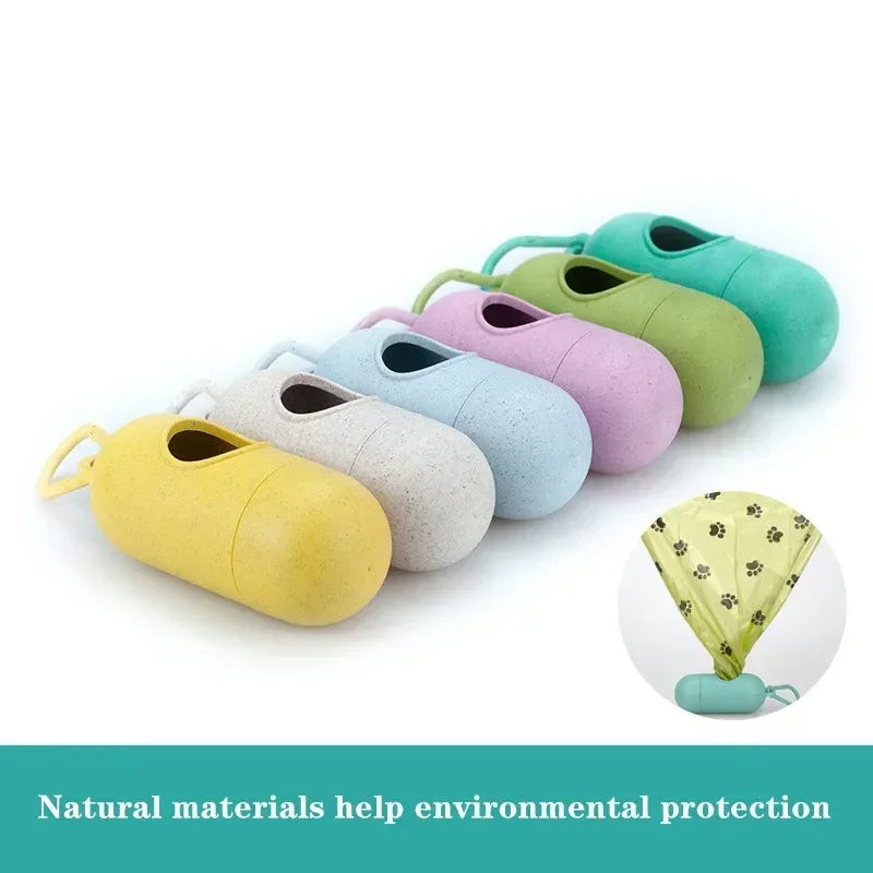 Dog Poop Bag Dispenser with Waste Bags - Convenient Holder for Dog Walks