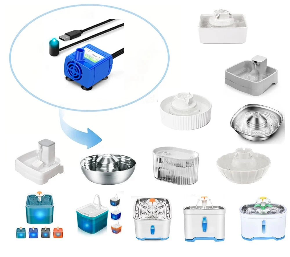 Ultra-Quiet Brushless Water Pump for Pet Fountain