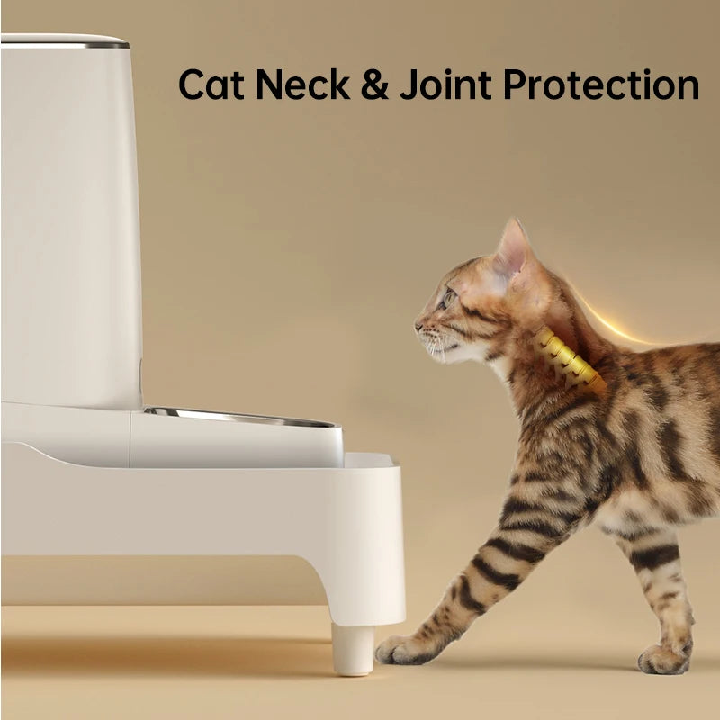 Adjustable Elevated Pet Feeder Stand for Cats & Dogs