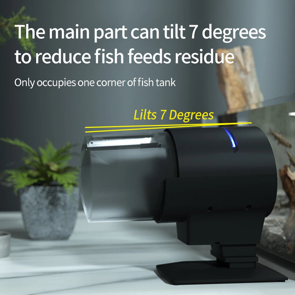 Wifi Fish Feeder Organ Smart Control Aquarium Tank Automatic Feeding Device Timing Fishing Equipment Accessories