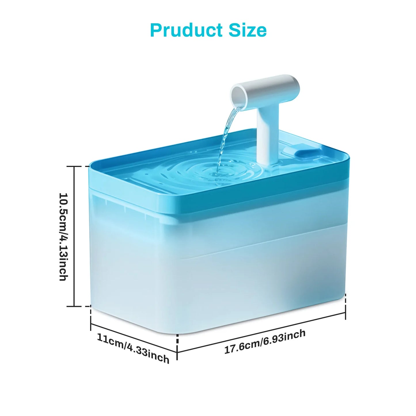 Automatic Pet Water Fountain with Sensor