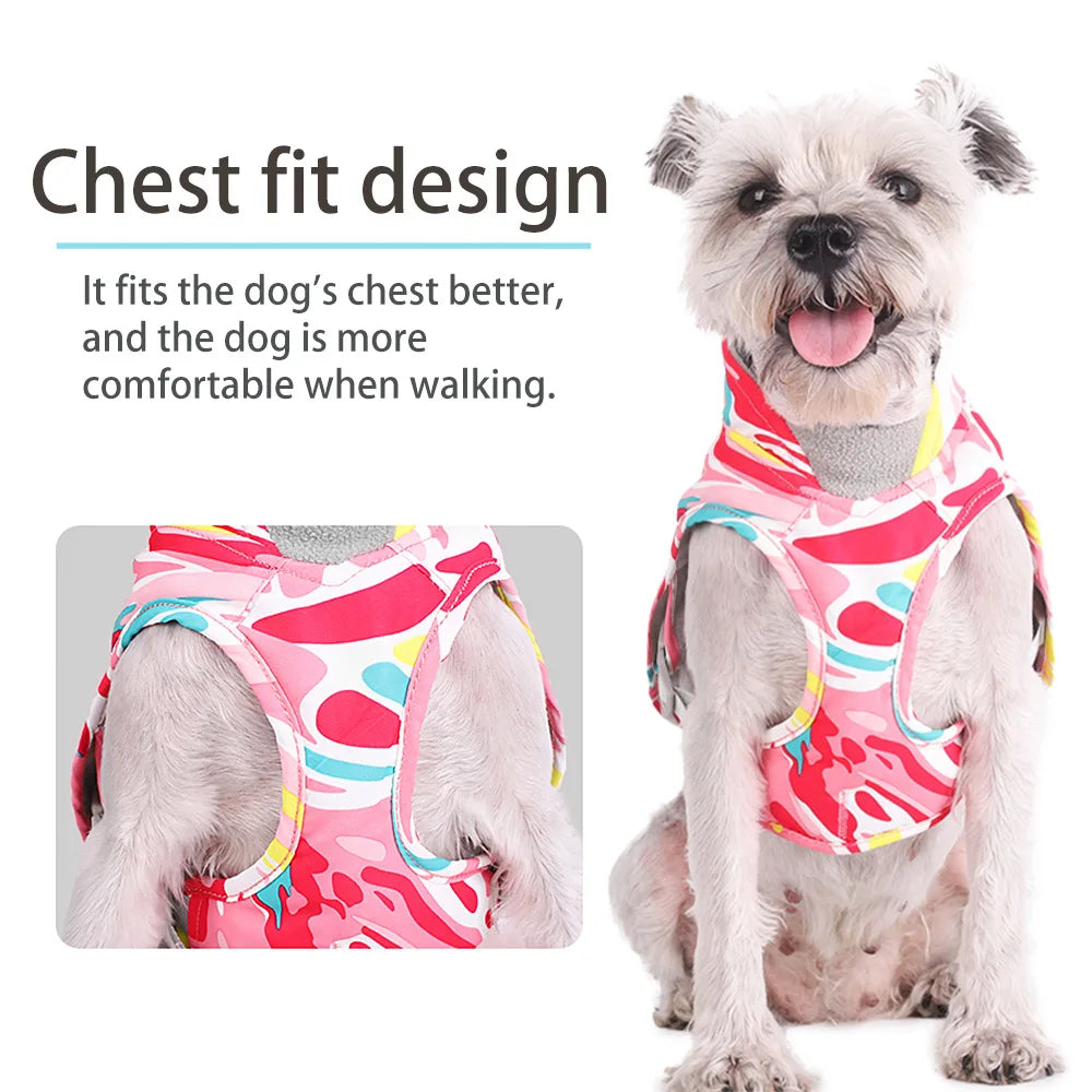 Waterproof Reflective Dog Jacket Vest Harness