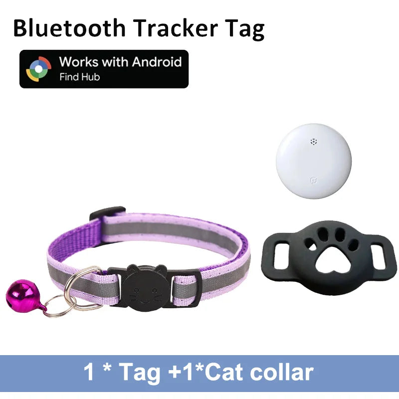 Google Find My Pet Collar Tracker for Android — IP68 Waterproof, No Subscription