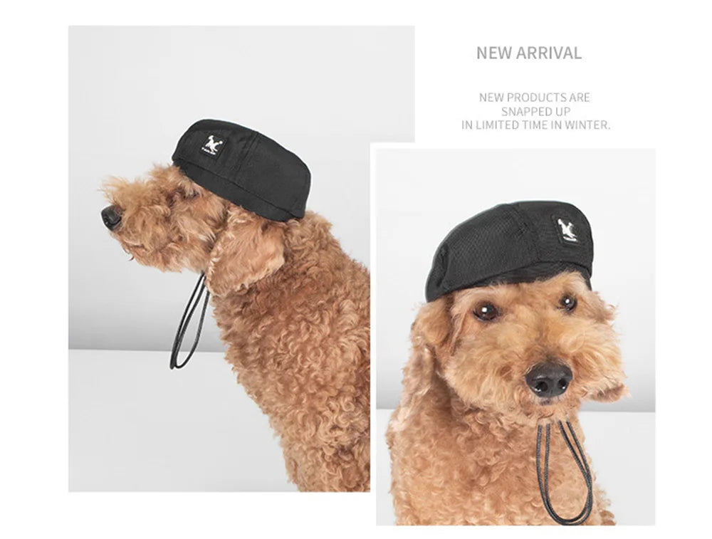 Adjustable Pet Beret Hat for Dogs & Cats