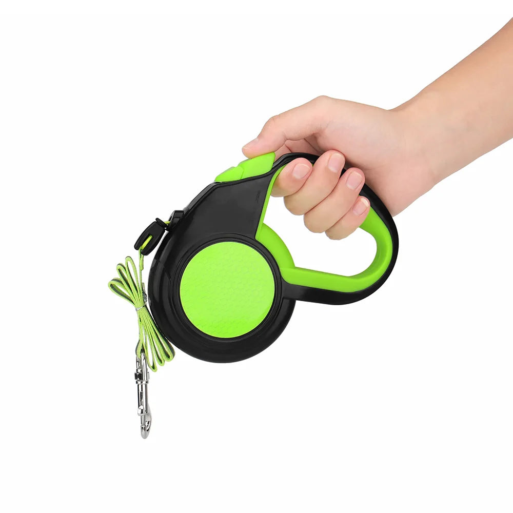 Reflective Retractable Dog Lead — 3m, 5m & 8m