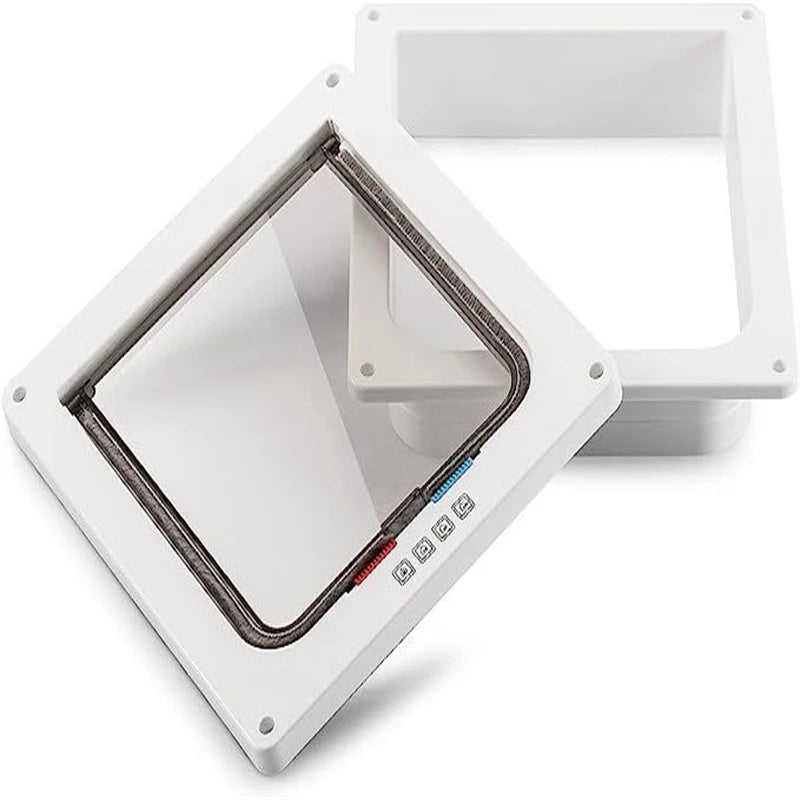4-Way Locking Cat & Dog Flap Door