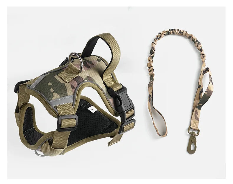 Large Dog Harness with Leash - Training Vest for Medium to Large Dogs