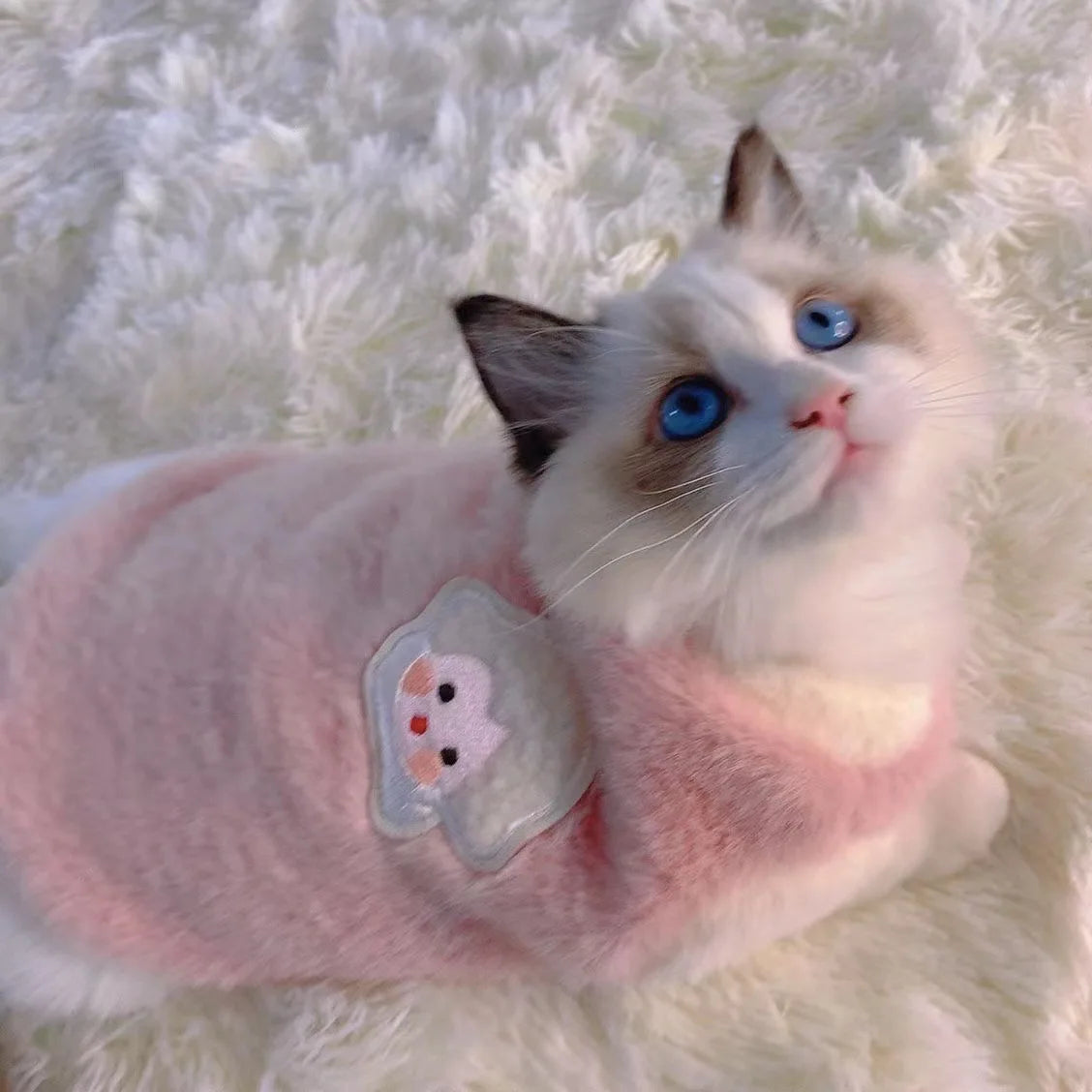 Faux Rabbit Fur Plush Dog & Cat Vest