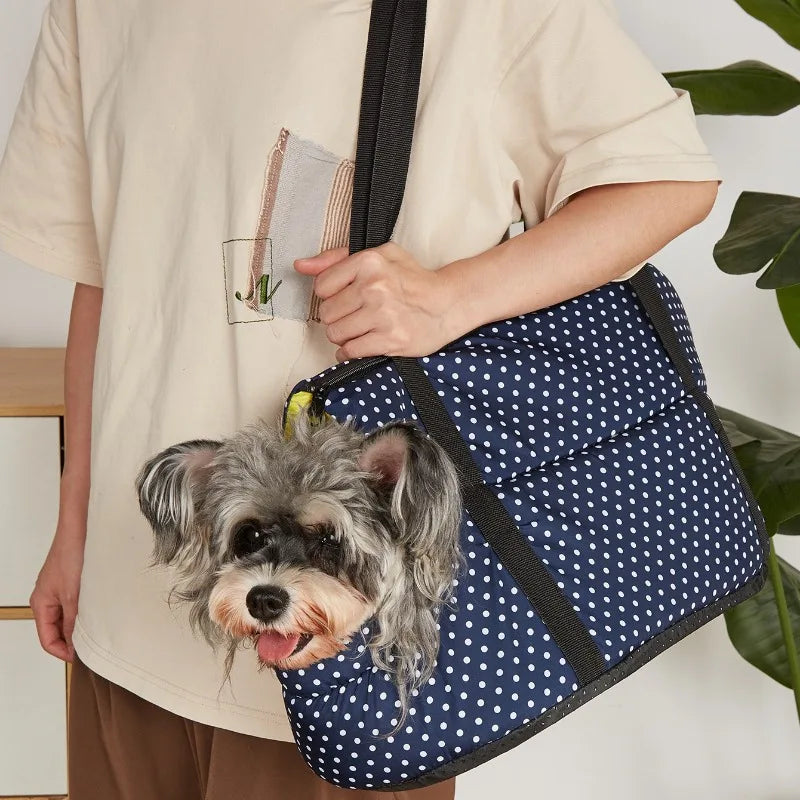 Foldable Pet Carrier Bag with Breathable Mesh