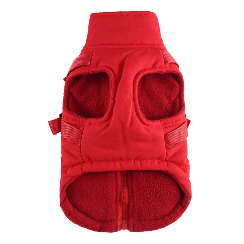 2-in-1 Dog Jacket & Harness with Pocket