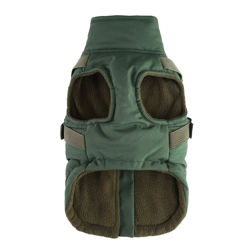 2-in-1 Dog Jacket & Harness with Pocket