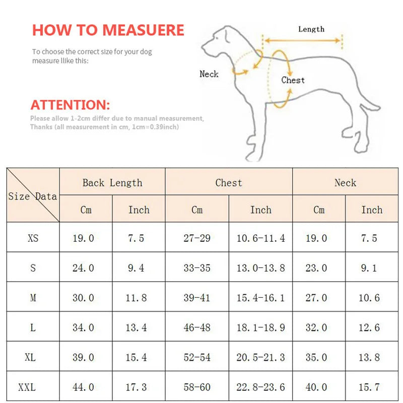 Winter Down Jumpsuit for Small Dogs | Padded All-in-One Dog Coat