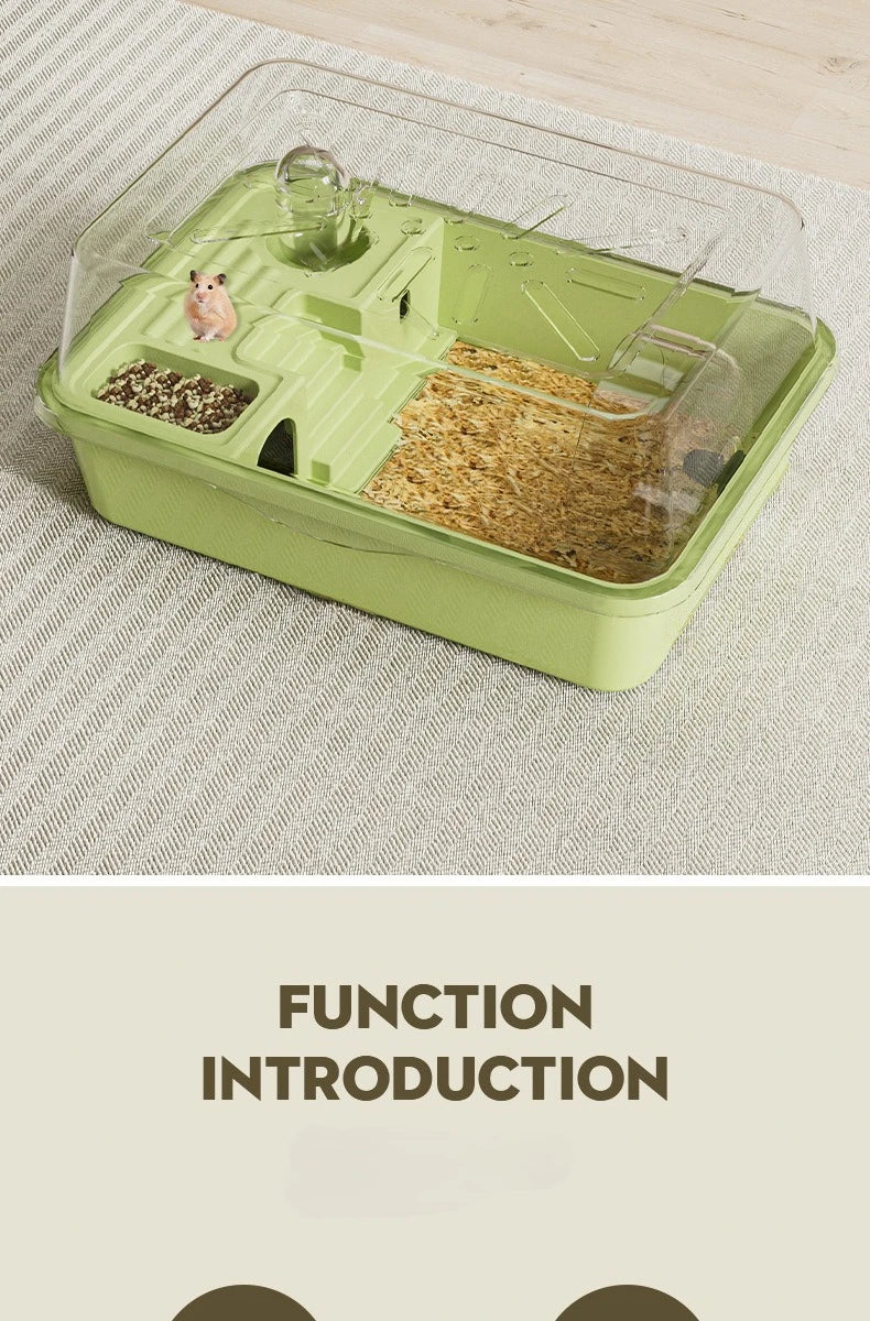 Large Hamster Cage with Acrylic Panels