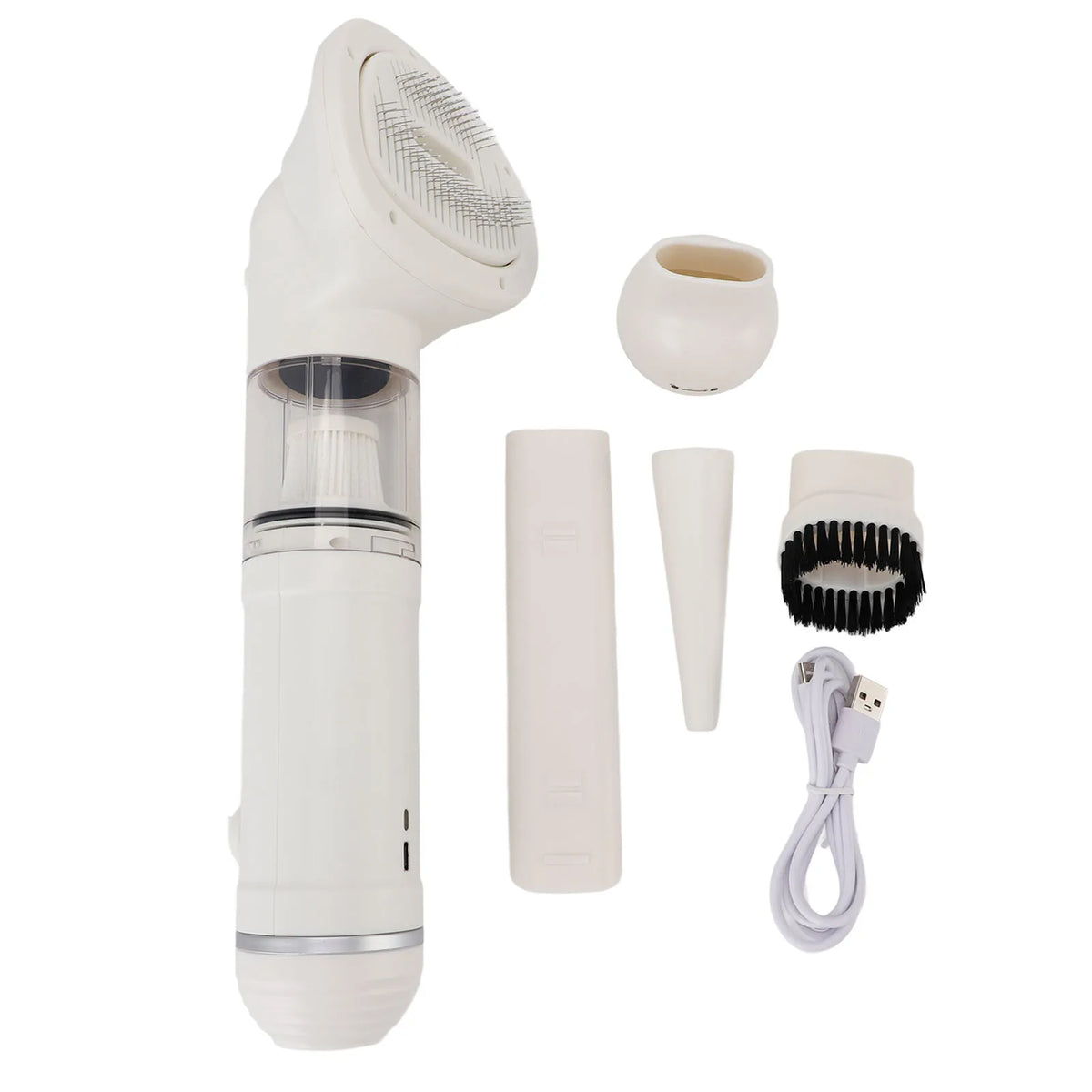 Pet Grooming Vacuum Kit | Shedding Brush & Hair Suction | Dogs & Cats