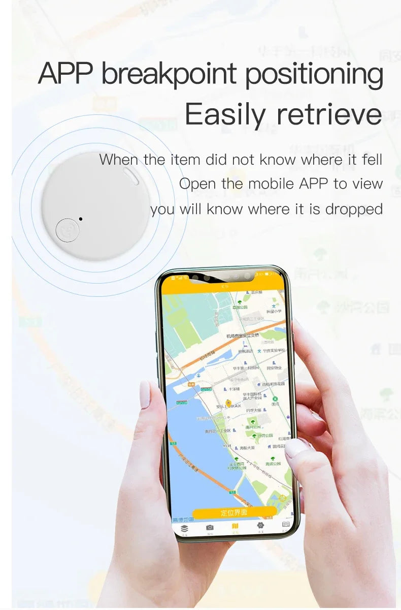 Slim Square Bluetooth Anti-Lost Tracker — 10+ Month Battery Life