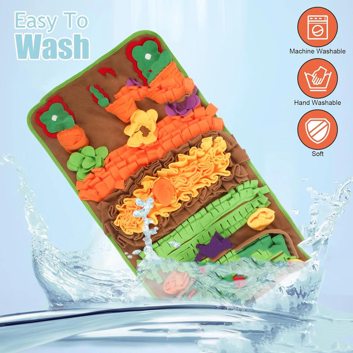 Garden Vegetable Dog Foraging Puzzle