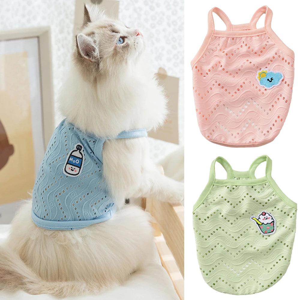 Breathable Summer Vest for Cats & Small Dogs