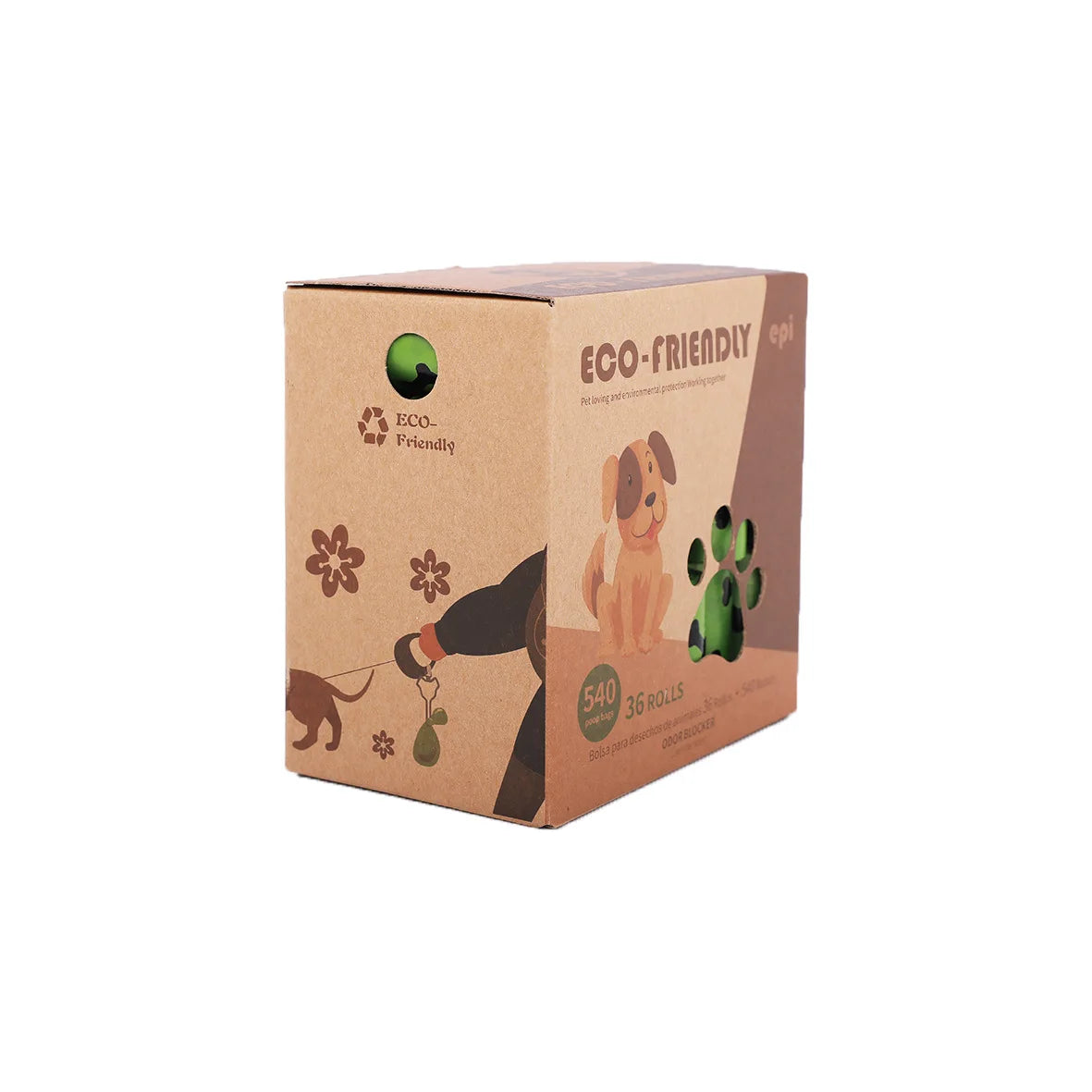 Biodegradable Dog Poop Bags with Dispenser