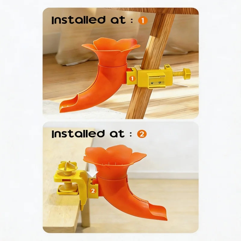 Clamp-Mounted Dog Ball Trainer