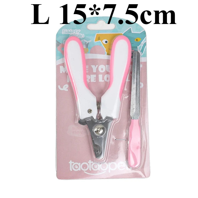 Pet Nail Clippers - Stainless Steel Grooming Tool for Dogs and Cats