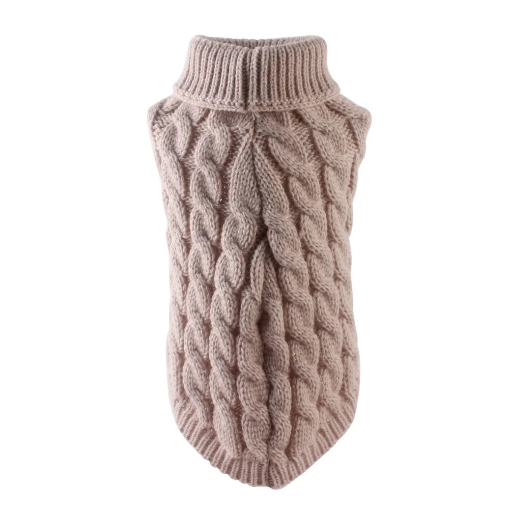 Knitted Pet Sweater for Cats & Small Dogs — 7 Colours, XS–XL