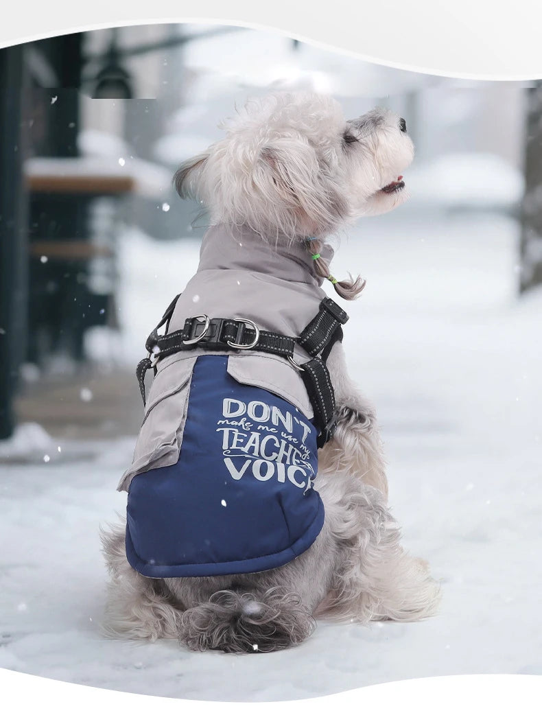 Reflective Winter Vest Harness Jacket for Dogs & Cats