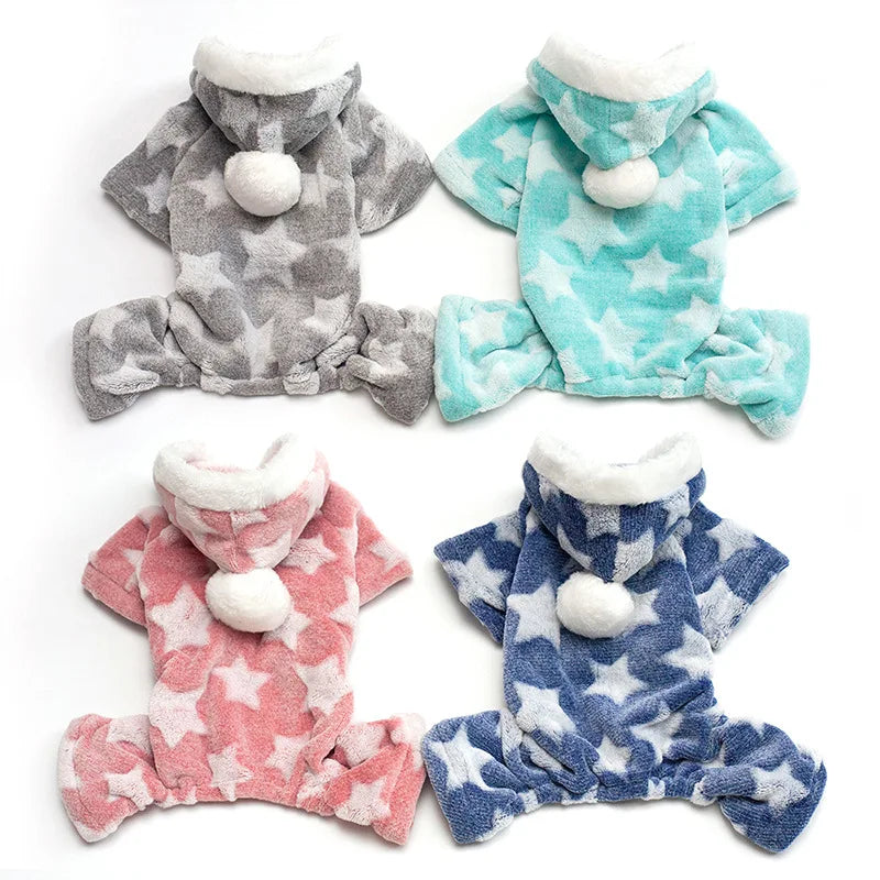 Thickened Fleece Cat & Dog Jumpsuit