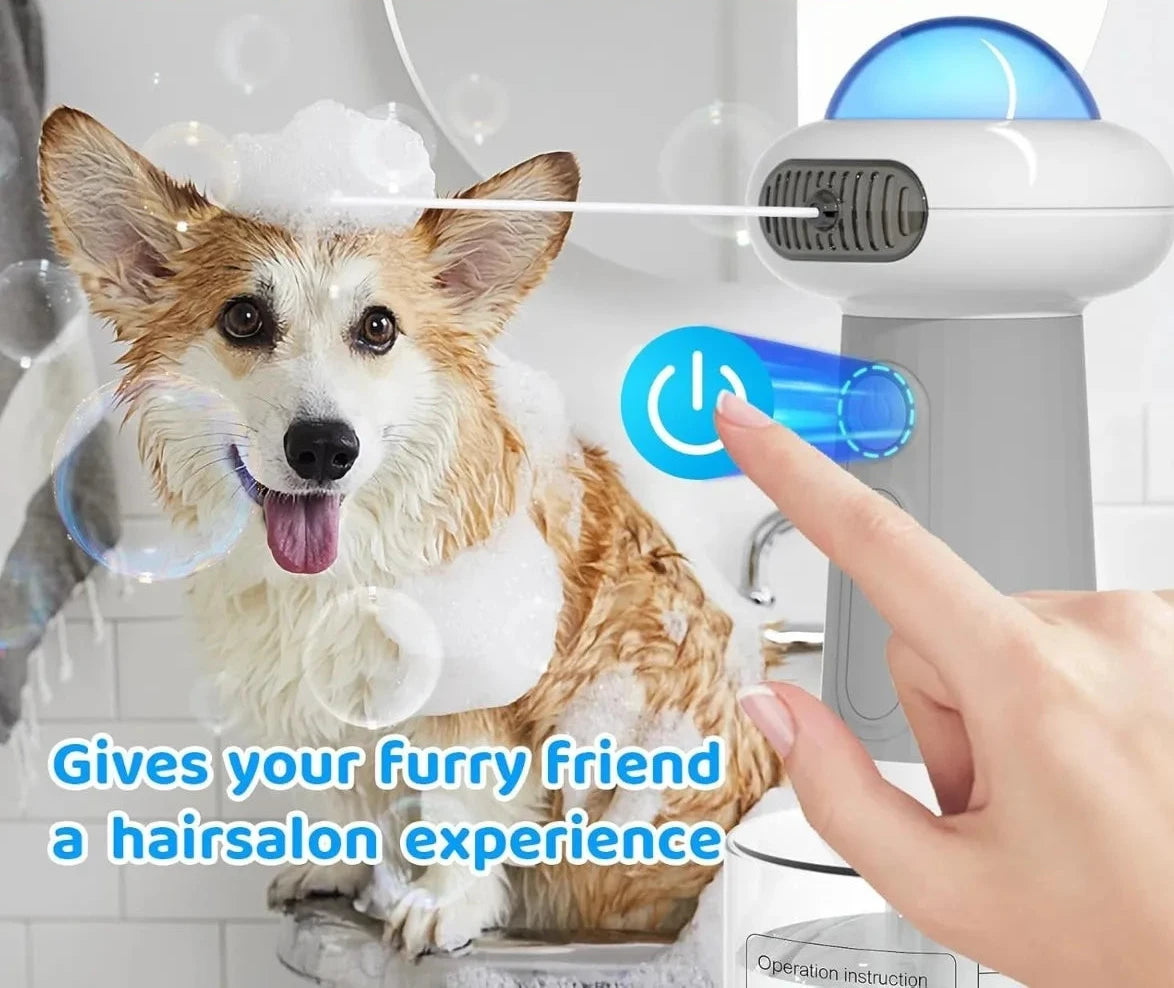 Electric Foaming Pet Shampoo Dispenser for Dogs & Cats