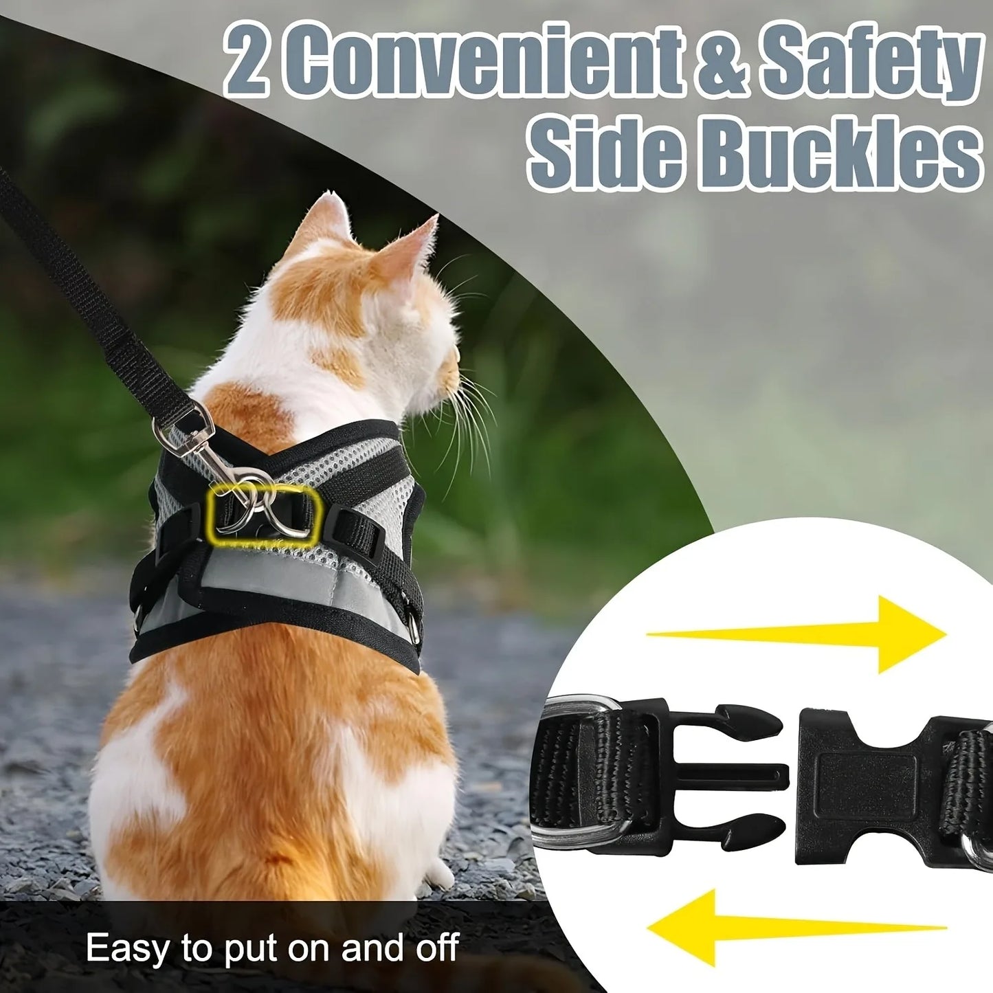 Cat Collar, Harness & Leash Set for Kittens