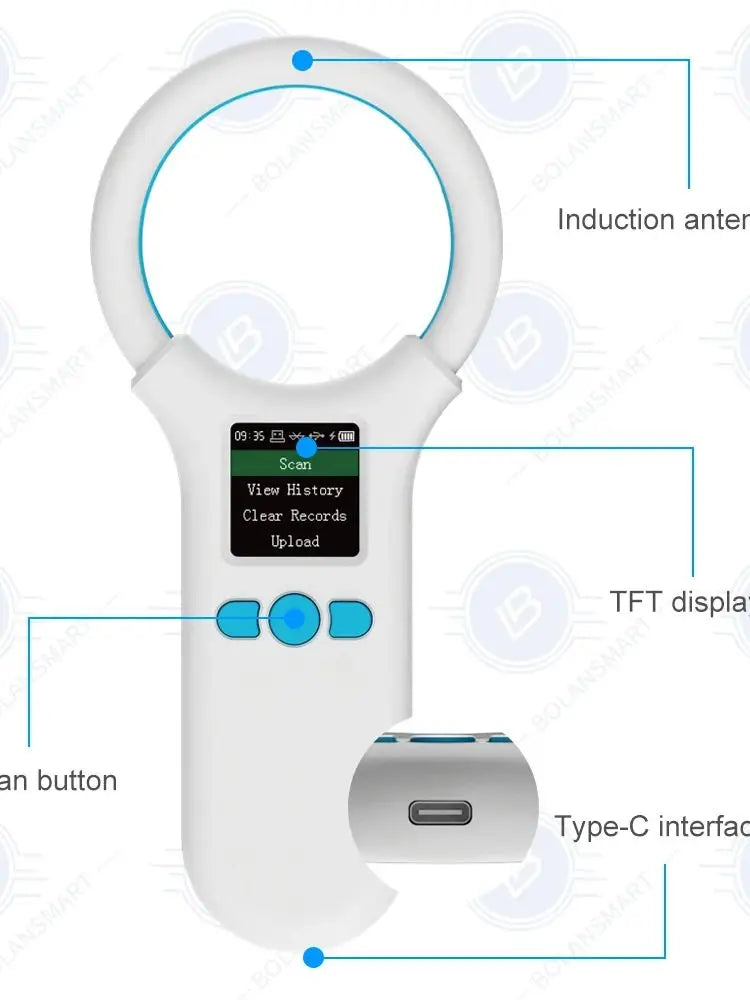 W91A Pet Microchip Scanner — USB & Bluetooth