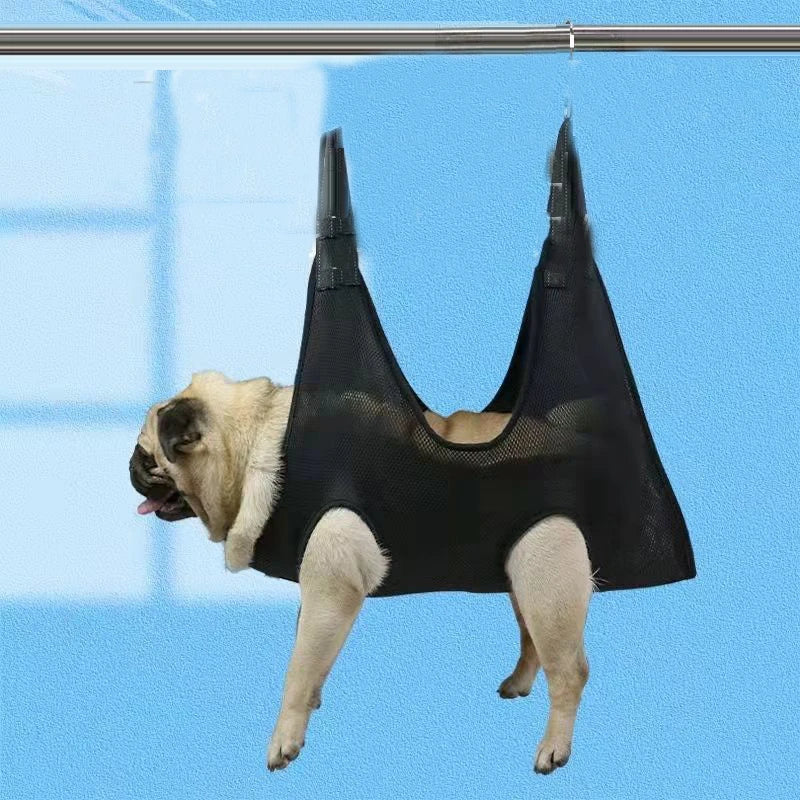 Mesh Grooming Hammock & Restraint Bag for Dogs & Cats