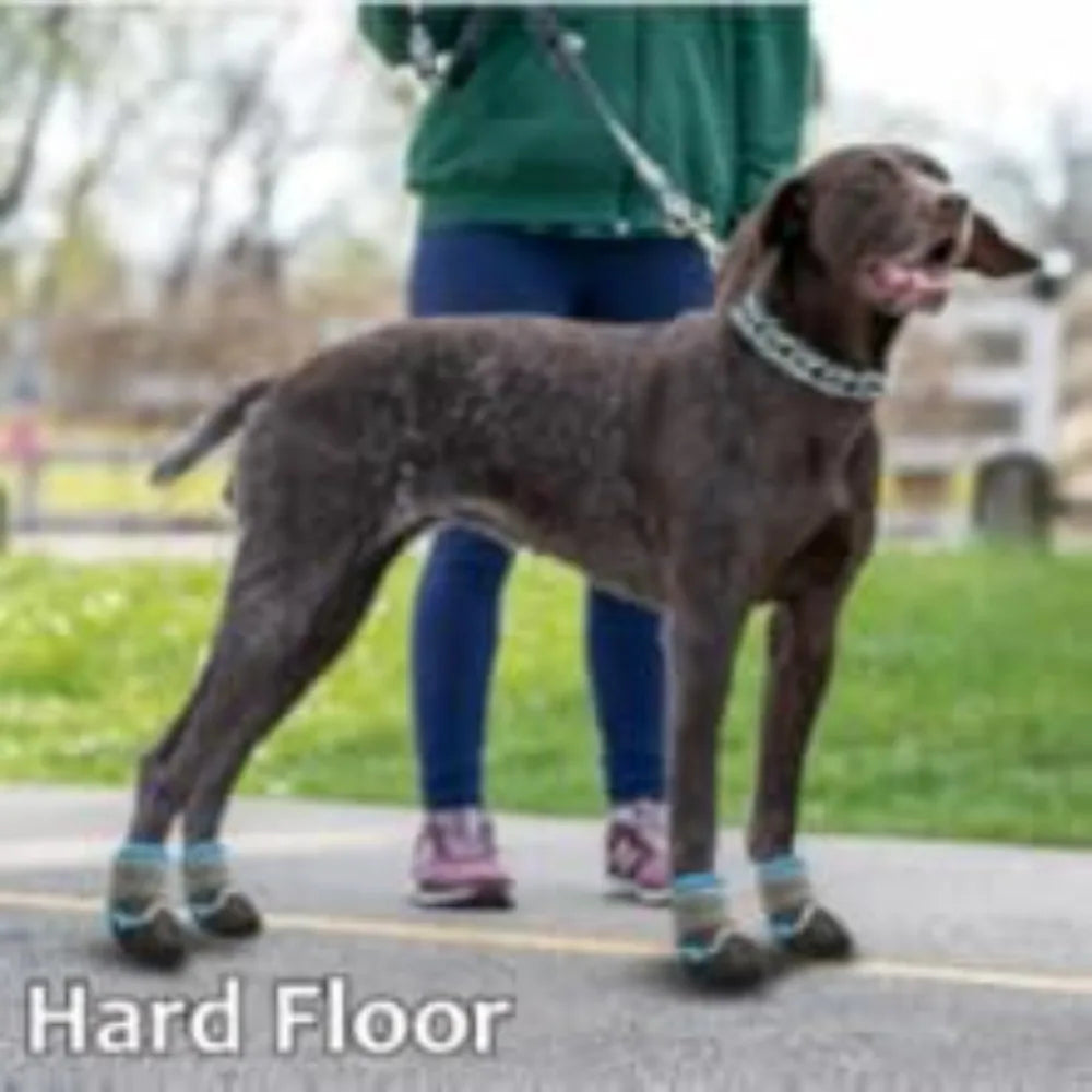 Breathable High-Cut Dog Boots for Hot Pavement & Summer Hiking | Set of 4