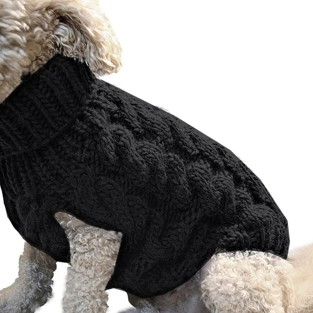 Pull en tricot pour chien | Pull chaud d'automne et d'hiver pour petits chiens et chiots