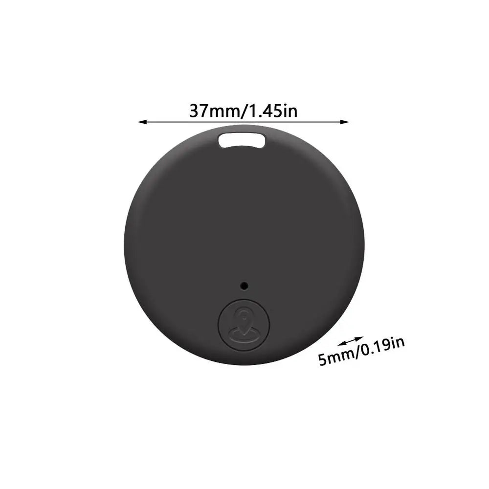 Round Bluetooth Anti-Lost Tracker Tag for Pets, Keys & Bags