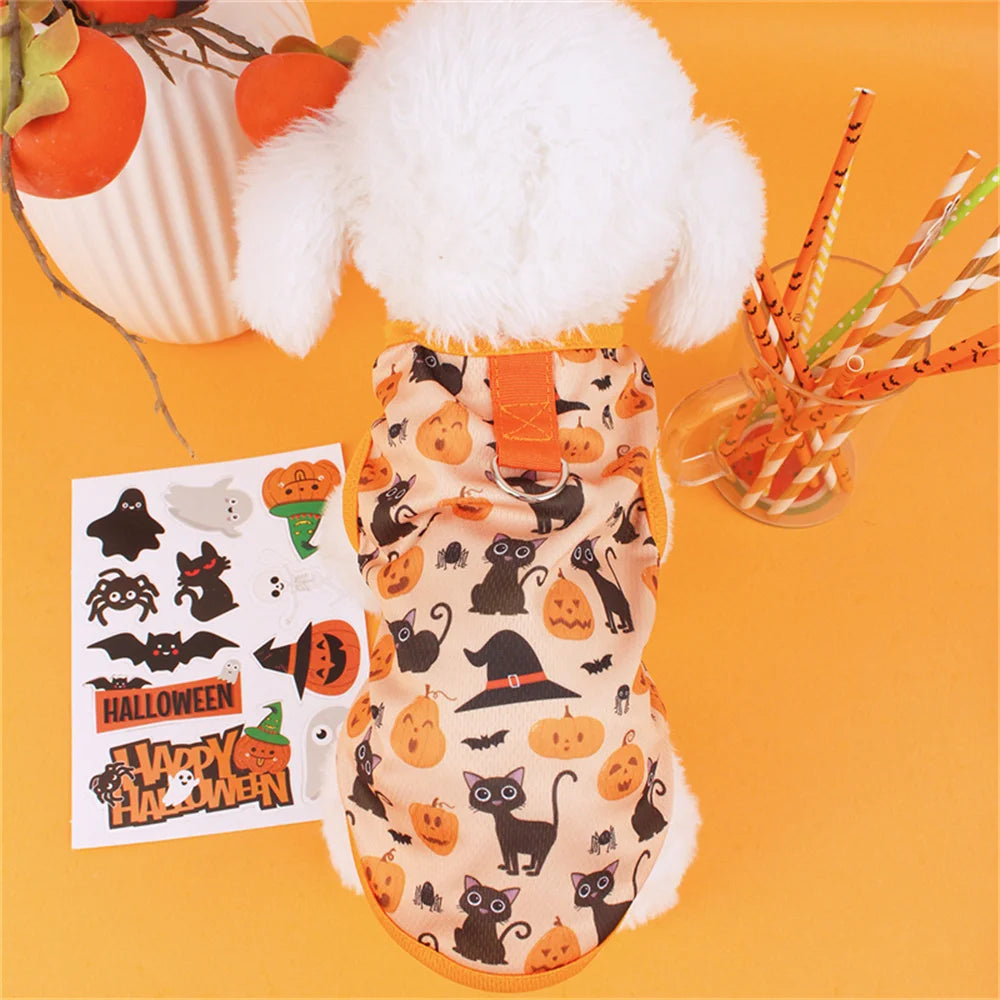 Halloween Print Pet Vest