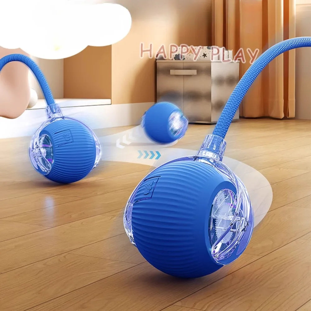 Automatic Rolling Ball Cat Toy - Rechargeable