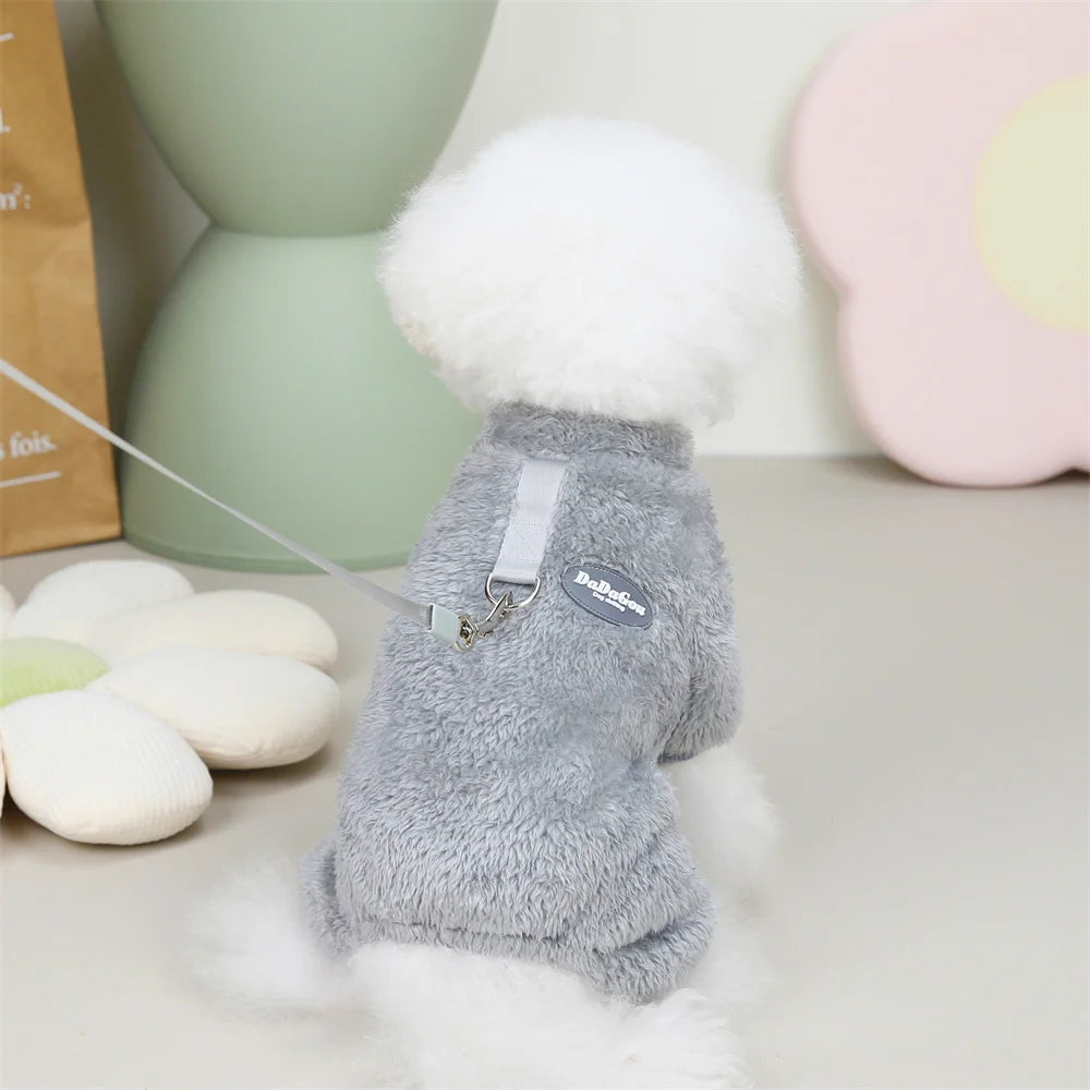 Warm Fleece Jacket & Jumpsuit for Cats and Small Dogs