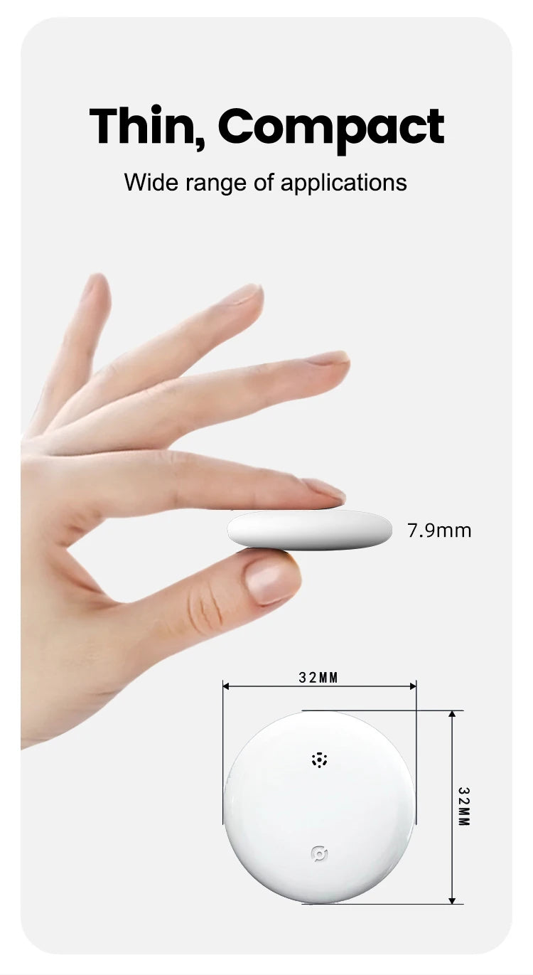 Google Find Hub Smart Location Tag for Android — Pet Collar, Keys & Bags