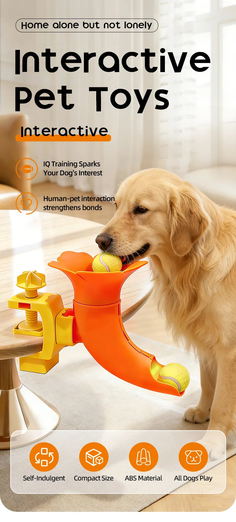 Interactive Dog Ball Trainer Toy