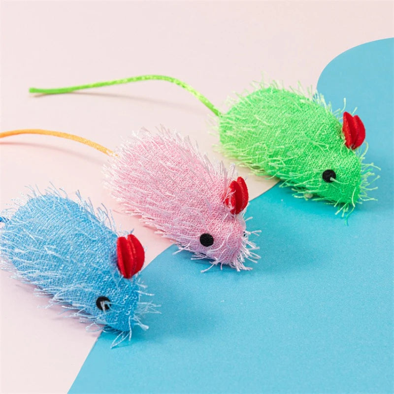 Mouse Shaped Cat Toys - 3 Pack