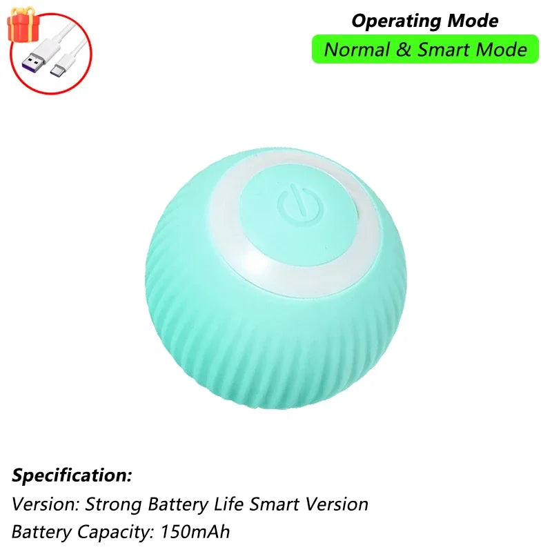 Balle interactive pour chat - Balle roulante automatique avec queue - Soins pour animaux plus intelligents