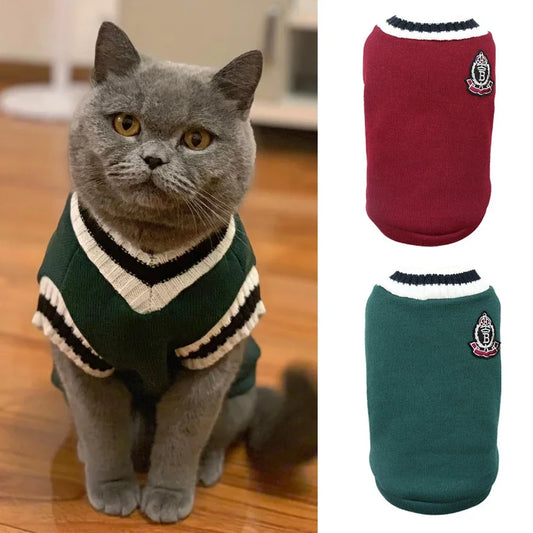 Pet Sweater - Warm Pullover Vest for Dogs and Cats