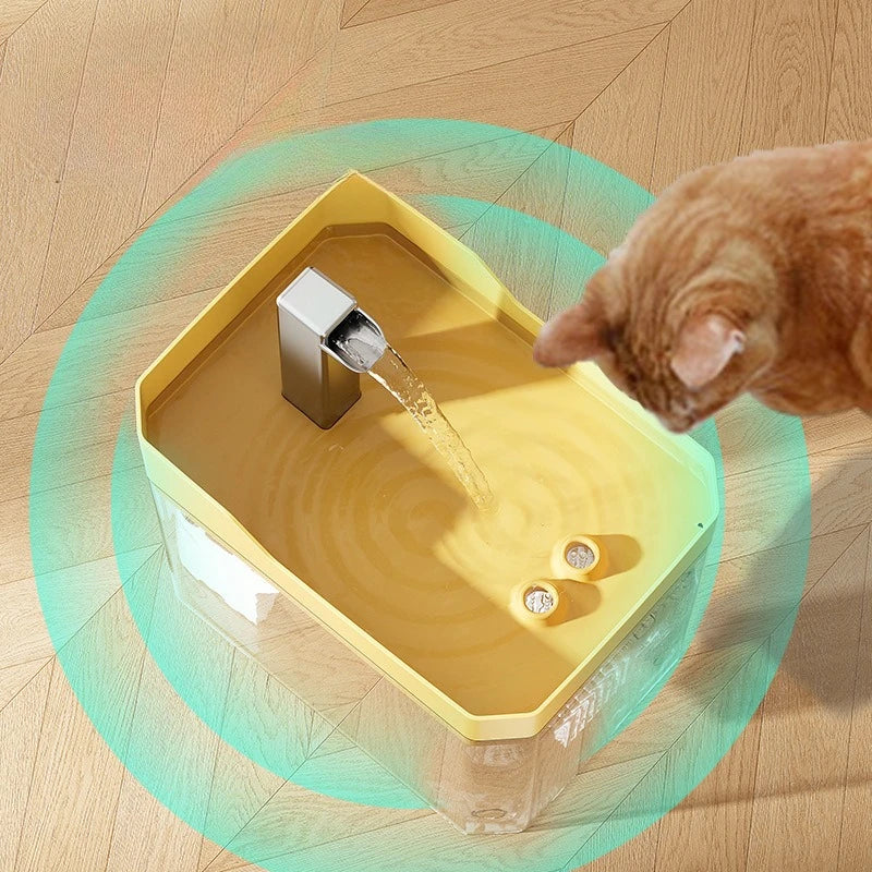 Pet Water Fountain - 1.5L Electric Auto Filter Water Dispenser for Cats