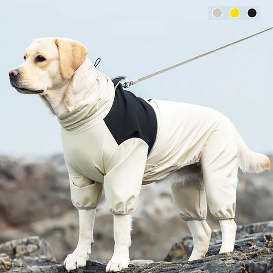 Waterproof Reflective Dog Raincoat Jumpsuit