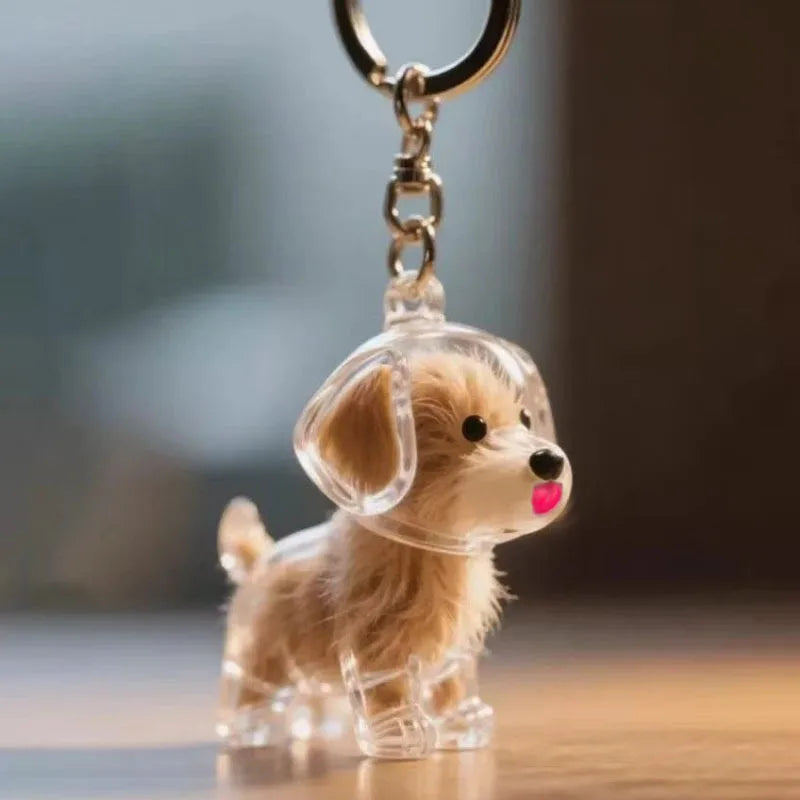 Pet Hair Storage Keychain Pendant