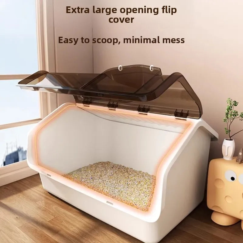 Automatic Self-Cleaning Cat Litter Box — Large Covered with Odour Control & Low Noise